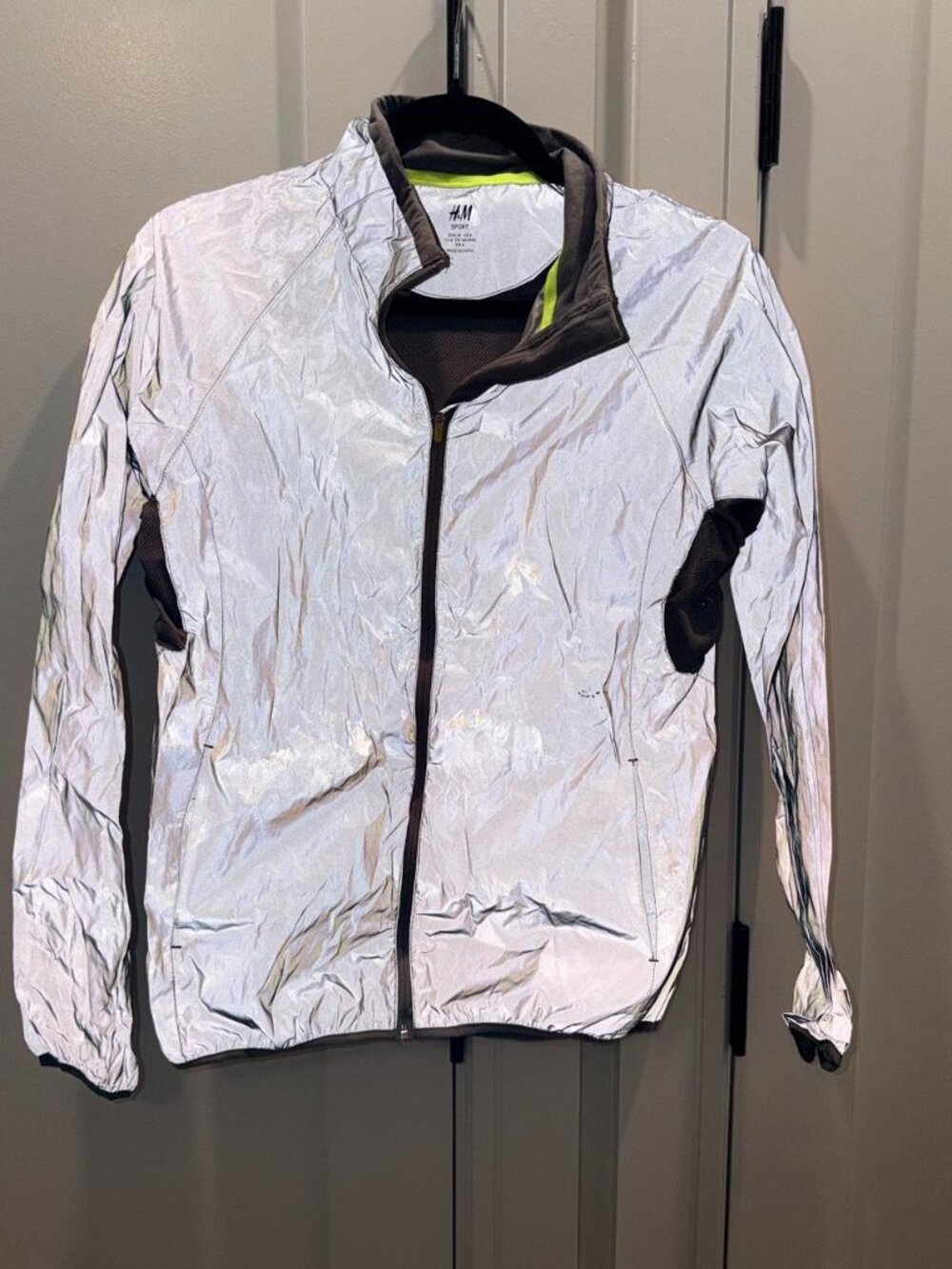 H&M reflective windbreaker jacket